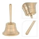 thumbnail image 2 of Campana de mano de latón: Campanas de latón para profesores, ideales para bodas, entrenamiento de animales, cenas y meditación., 2 of 7