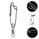 thumbnail image 3 of 10 conectores giratorios de acero inoxidable para línea de pesca con rodamiento giratorio., 3 of 7