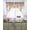 Brown, variant on Pink Eucalyptus Leaves Swag Valances for Windows, Small Curtains Drapes, Spring Botanical Leaf Branches Kitchen Window Curtains Over Sink Window Treatment Valance for Bedroom/Bathroom 56"x36"