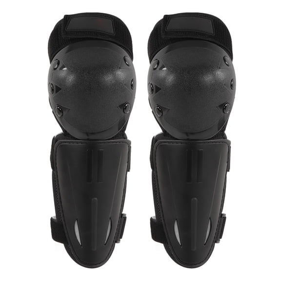 BIMZUC Kids Youth Sport Knee Pads - Black, One Size (12.60 inches / 32 cm), Protective Thigh Support for Roller Skating, Skiing, and Off-Road Motorcycle Riding (1 Pair)