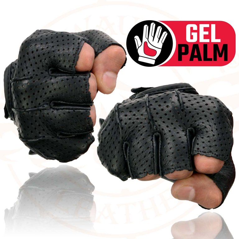 Deer Skin Gloves Napa Glove Co. Deerskin Leather Fingerless Gloves Men's, Anti-Vibration Gel Pad, Black, Motorcycle/Work Deer Skin Gloves Napa Glove Co. Deerskin Leather Fingerless Gloves Men's, Anti-Vibration Gel Pad, Black, Motorcycle/Work