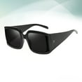 thumbnail image 3 of 1Pack Sunglasses Black Frame Large Frame PC Material Polarized For Men Boys Outdoor Protection, 3 of 8