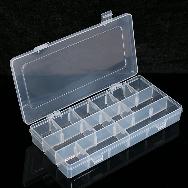 Acrylic Fishing Tackle Box Portable 4 Layers Fishing Box Sea Boat Fishing  Accessory Box Case With Handle Utility Box 