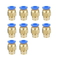 thumbnail image 1 of Youkk 10 Pieces Home Threaded Interface Pneumatic Hose Connector Replacement Pipe Brass Connectors Attachment Hardware PC6-01, 1 of 6