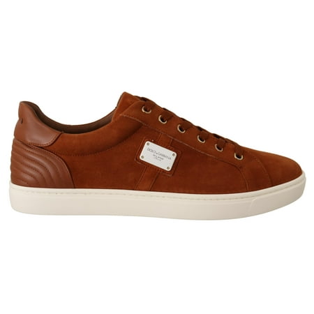 

Dolce Gabbana Light Brown Suede Leather Low Tops Sneakers