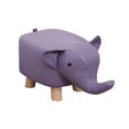 thumbnail image 2 of Siruishop Animal Footstool Elephant Shaped Bench Kids Learning Stool Cute Pouffe Chair, 2 of 8