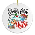 thumbnail image 2 of Santa&rsquo;s Favorite Nurse Christmas Ornament, 2 of 5