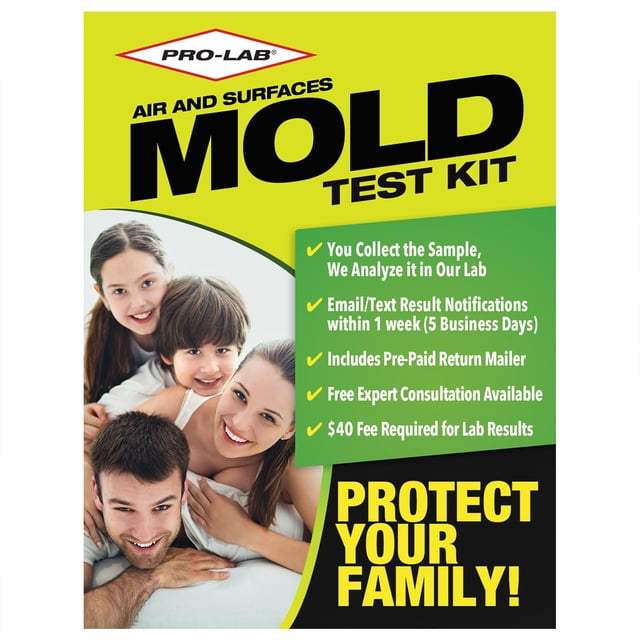 Kit de prueba de moho PRO-LAB para detección de aire y superficie DIY