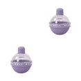 thumbnail image 4 of sweethay Molde de bola de hielo Molde de cubo de bebida Fabricante resistente a la temperatura Púrpura Violeta 2Conjunto, 4 of 6