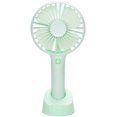 thumbnail image 1 of Mini Handheld Fan Portable, Hand Held Personal Fan Rechargeable Battery Operated Powered Cooling Desktop Electric Fan with Base, 2500Mah Battery 4 Modes for Home Office Travel Outdoor, 1 of 5