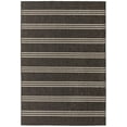 thumbnail image 2 of Rugs.com Jill Zarin Outdoor Collection Rug – 7' 10 x 11' 4 Charcoal Flatweave Rug Perfect For Living Rooms, Large Dining Rooms, Open Floorplans, 2 of 9