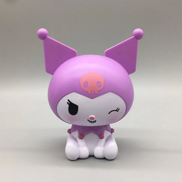 Sanrio-figuras de acción de Hello Kitty Kuromi para niños, juguetes para decorar pasteles, decoraciones de dibujos animados, Cinnamoroll qym unisex