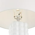 thumbnail image 4 of 360 Lighting Norma 28" High Textured Bubble White Ceramic Table Lamp Set of 2, 4 of 9