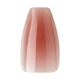 thumbnail image 2 of KISS Bare But Better, Press-On Nails, 'Shine', Dark Pink, Medium Size, Coffin Shape (Pack of 3), 2 of 7