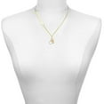 thumbnail image 2 of Delight Jewelry Two-tone Male Silhouette in Heart - Gold-tone Class of 2026 Delicate Bar Necklace, 18.75", 2 of 4