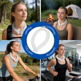 thumbnail image 5 of Neck Cooling Tube - Reusable Ice Neck Cooler, Wearable Cooling Neck Wrap for Personal Cooling Relief, PCM Cooling Device for Hot Flashes, Summer Heat, Outdoor Sports, Work & Travel (White), 5 of 7