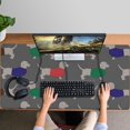 thumbnail image 4 of Long Mouse Pads for Desk,Dachshund Footprint Desk Mats on Top Of Desks, Desk Mouse Pad Extra Large with 3mm Non-Slip Base and Stitched Edge for Gaming,Office,Work,Home 47.3"x23.6", 4 of 6
