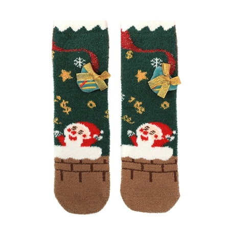 

Christmas Stockings Christmas Women’s Casual Cotton Pattern Socks Comfortable Cute Animal Print Socks