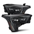 thumbnail image 1 of AlphaRex USA Headlight Assembly 880873 Luxx-Series; LED Bulb; Projector Beam With Amber Daytime Running Light/Amber Sequential Signal; Clear Polycarbonate Lens; Alpha Black Polypropylene Housing, 1 of 21