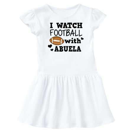 

Inktastic I Watch Football with My Abuela Gift Baby Girl Dress
