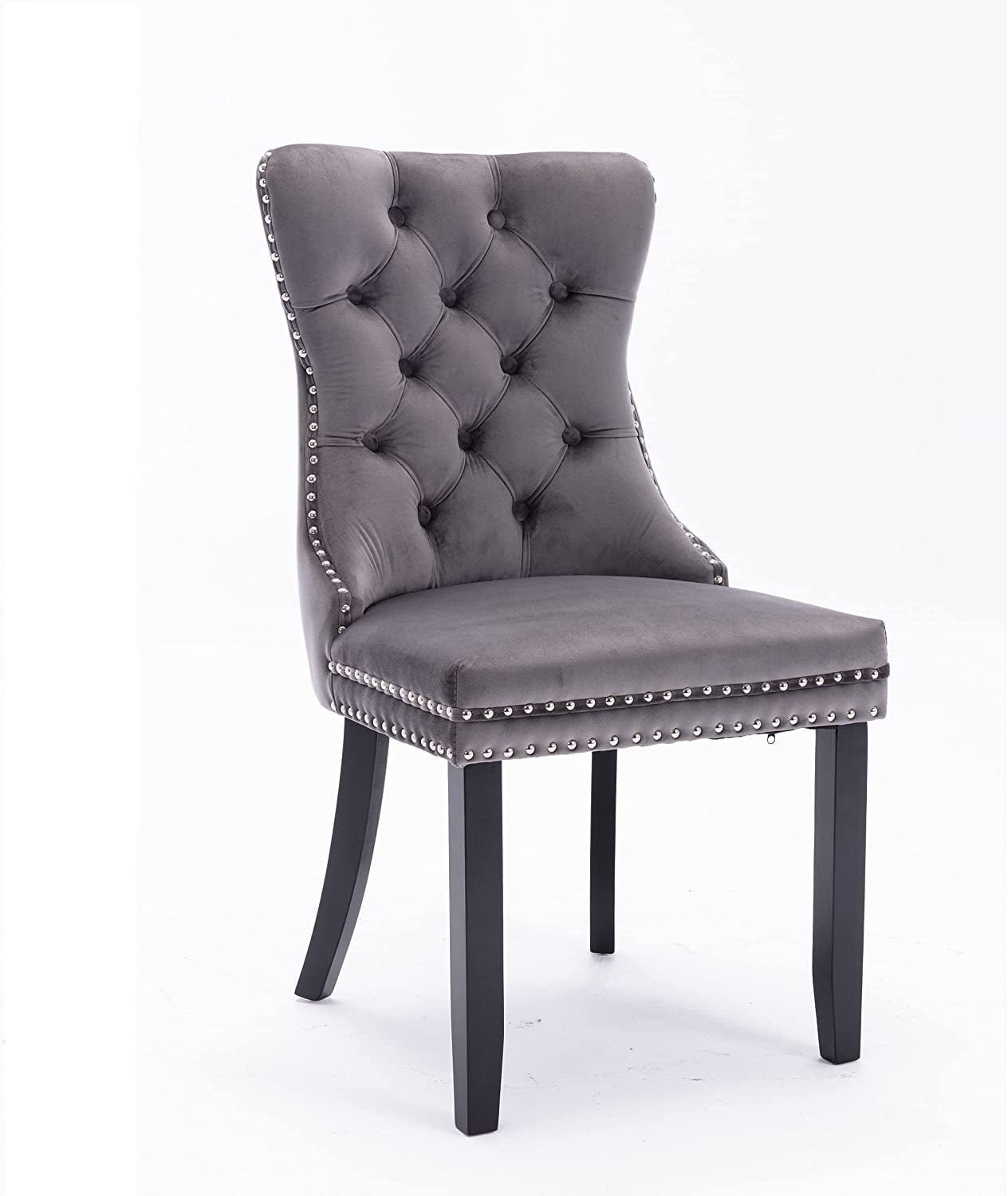 Furniture Crushed VelvetRed Warmiehomy Set of 2 Crushed Velvet Dining