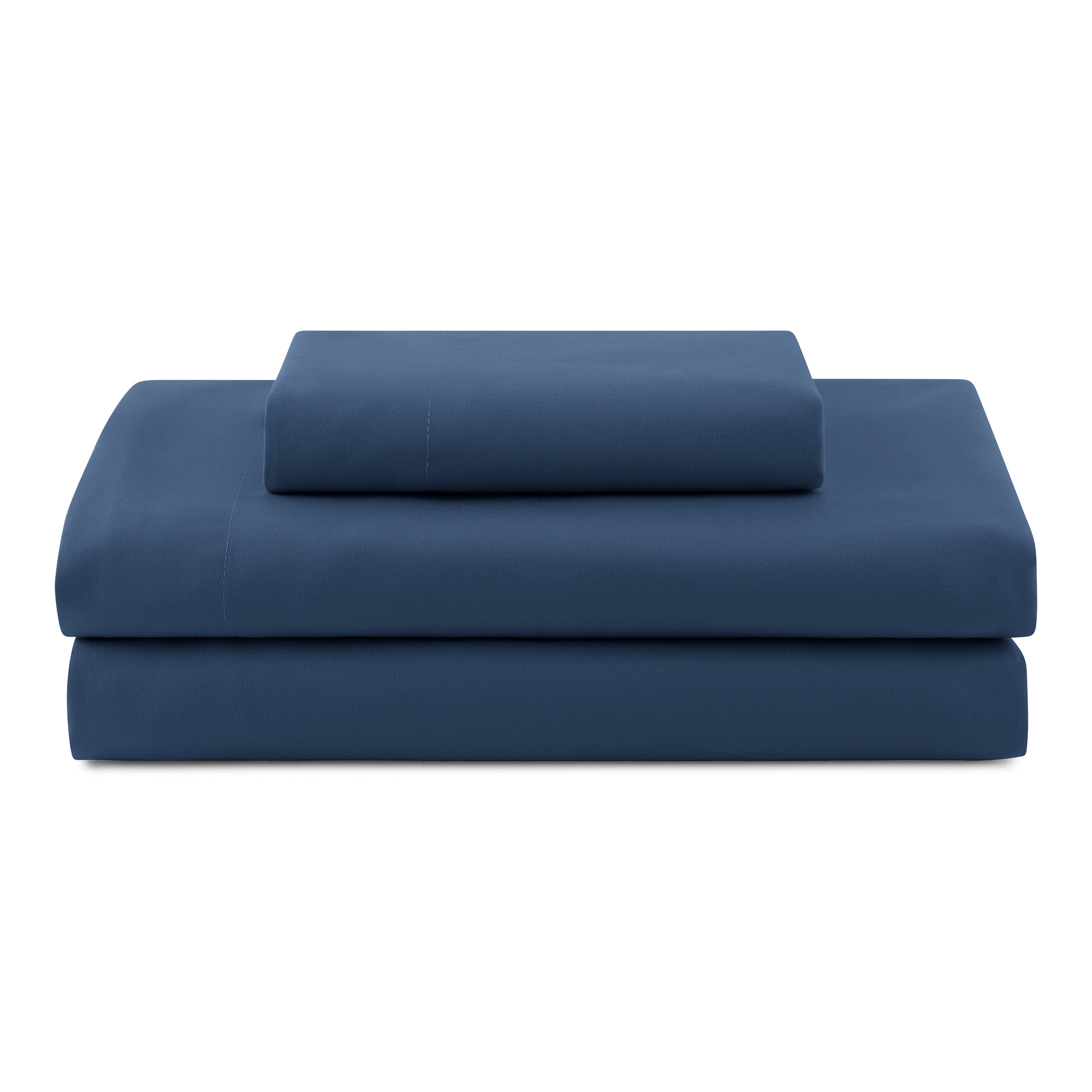 Mainstays All in One Reversible Comforter and Sheet set- 5 Piece, Twin, Green and Navy Plaid