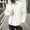 White, variant on Generic Men's Casual Jackets Lightweight Varsity Jacket Waffle Collared Zip Up Solid Long Sleeve Stylish Coat with Pocket