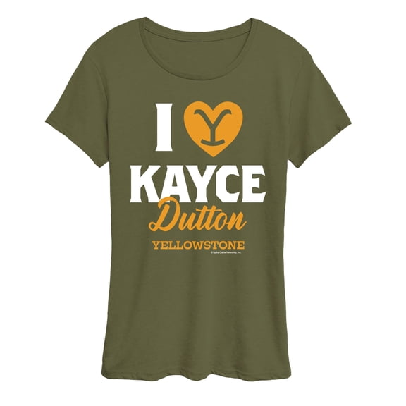 Yellowstone - I Love Kayce - Women's Short Sleeve Graphic T-Shirt