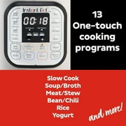 Instant Pot DUO mini 3-Quart 7-in-1 Multi-Use Programmable Pressure Cooker, Slow Cooker, Rice Cooker, Steamer, Sauté, Yogurt Maker and Warmer