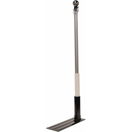 6 Foot Fiberglass Flag Pole Camco 16’ Portable Telescoping Fiberglass Flagpole with Tire-Anchored Flag Holder, Permanent Residential Mount and US Flag (51606) ()
