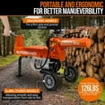 thumbnail image 6 of SuperHandy Log Splitter 14-Ton 2.5eHP 15 Amp Corded Electric Hydraulic Power Log Splitter, Portable Design, 6 of 6
