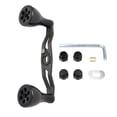 thumbnail image 3 of Colaxi Reel Handle Rocker Boat Boat Fishing Nonslip Sea Fishing Fly Fishing Rock Fishing Portable Sturdy Replacement Rocker Black, 3 of 8