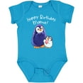 thumbnail image 3 of Inktastic Happy Birthday, Mama- Cute Penguins Boys or Girls Baby Bodysuit, 3 of 5