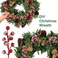 thumbnail image 4 of Holly Berry Flores Falsas Planta 10 Piezas para Selecciones Y Árboles Navidad, 4 of 9