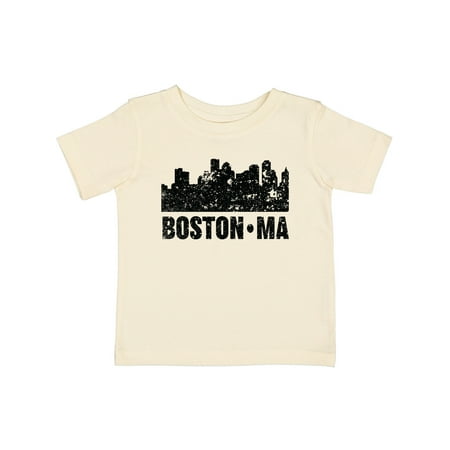 

Inktastic Boston Massachusetts City Skyline with Grunge Boys or Girls Baby T-Shirt