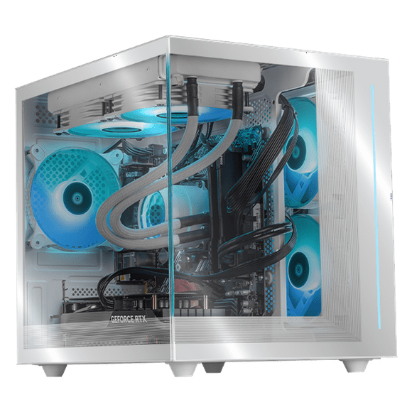 PC Gamer Xtreme PC Gaming NVIDIA GeForce RTX 5060 AMD Ryzen 7 5700X 32GB SSD 1TB Sistema Liquido WIFI W10 White gaming competitivo y streaming