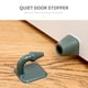 thumbnail image 3 of Irfora Tope de puerta Manija de puerta Protector de pared Tope de puerta autoadhesivo flexible para proteger paredes Manija de perilla de puerta Parachoques para oficina en casa Armarios de baño Irfora Tope de puerta, 3 of 7