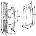 thumbnail image 2 of PRIME-LINE C 1204 Sliding Glass Door Handle Set ‚Äì Replace Old or Damaged Door Handles Quickly and Easily ‚Äì White Diecast, Mortise/Hook Style (Fits 3-15/16‚Äù Hole Spacing), 2 of 5