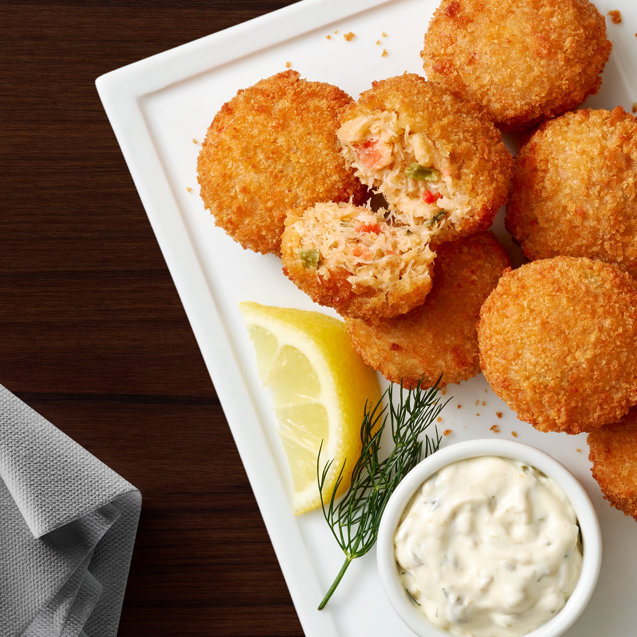 By Chef Ramsay Crab Cakes Appetizer, 7 oz Box (Frozen)