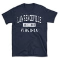 thumbnail image 1 of Lawrenceville Virginia Classic Established Men's Cotton T-Shirt, 1 of 1