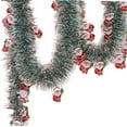 thumbnail image 1 of Adorno De Guirnalda De Oropel Navideño De 5,9 Pies Para Barandilla De Interior Y Exterior, árbol De Navidad, Papá Noel, 1 of 8