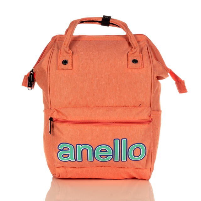 Handbag Anello "Peach Letters"