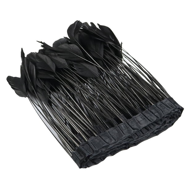 Plumas adornadas franja 2M Coloridas Plumas Adornos Franja Para La Decoración De Artesanía De Costura DIY I