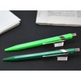 thumbnail image 2 of Bolígrafo Caran d'Ache metálico verde con pulsador, 2 of 5