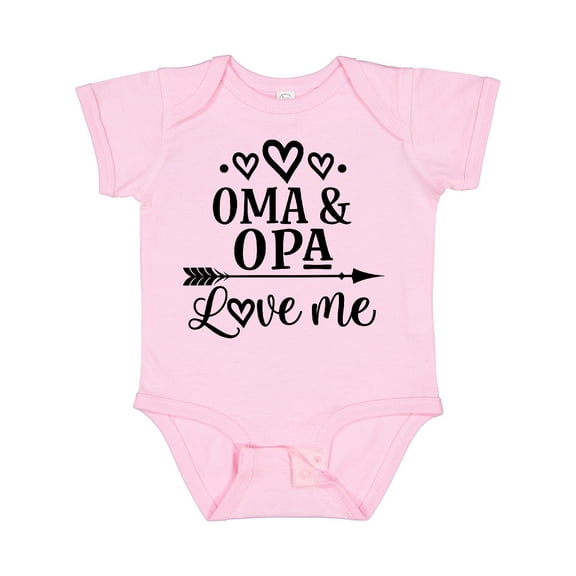 Inktastic My Oma Opa Love Me Grandkids Boys or Girls Baby Bodysuit