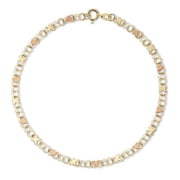 14kt Gold Bracelet With Hearts & Kisses