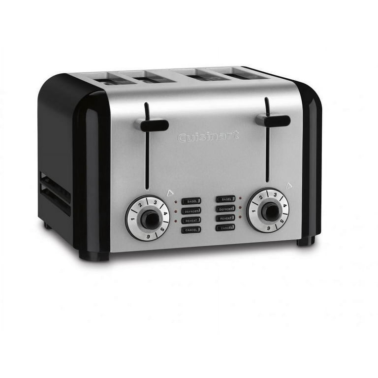 Cuisinart Hybrid Stainless 4 Slice Toaster Brushed Stainless CPT 340