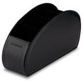 thumbnail image 2 of Remote Control Holder with 5 Compartments (Black) – PU Leather TV Remote Organizer - Remote Caddy Desktop Organizer for TV Remote, DVD, Controllers - Media Accessory Storage & Organizer by SONOROUS, 2 of 2