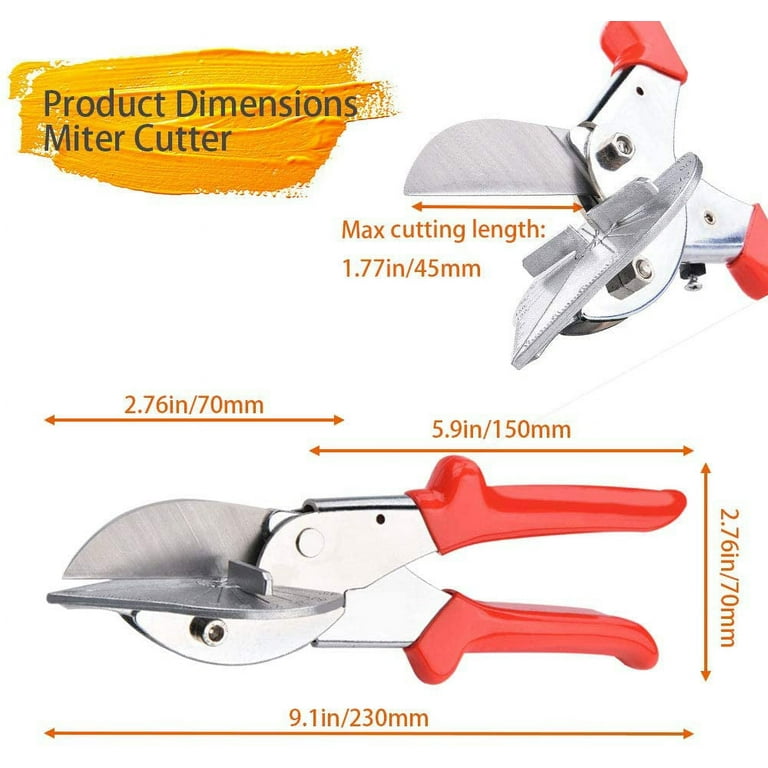 Multi Angle Miter Shear Cutter, Plastic Cutter Tool Plumbing