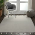 thumbnail image 6 of Nourison Otto Solid Light Grey 5' x 7'6" Area Rug, (5x8), 6 of 8